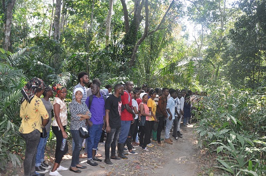 Field Practical Training in Forest protection and Ecological restoration at Kimboza Forest Reserve 3