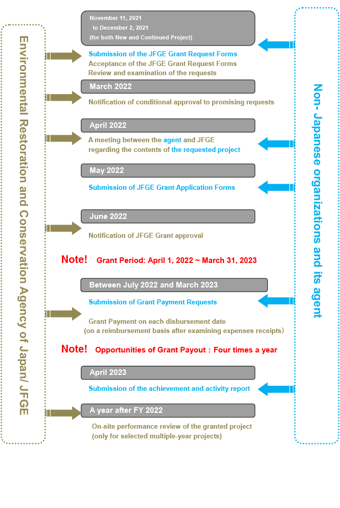 Procedural Flow of JFGE Operation for the Fiscal Year 2020