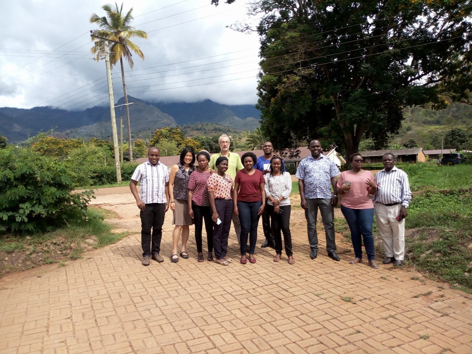Group photo of the Development Corridor Partnership DCP Project Team of Tanzania